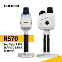 Scanner laser 3D SLAM portable TopTech RS70, système de cartographie LiDAR portable IP54 avec kit sac à dos RTK pour la foresterie et le BIM