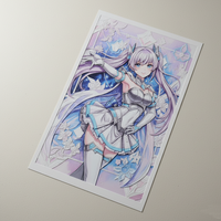 Affiches d'art en relief 3D personnalisées sur le thème de l'anime, impression multicouche, collection de galerie, édition signée, exposition d'art