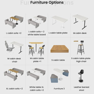 Venda quente Fábrica Personalizada Pré-fabricada Office Pod Outdoor Interior Jardim Office Pod Modular Trabalho Estudo Pod - Product Image 6