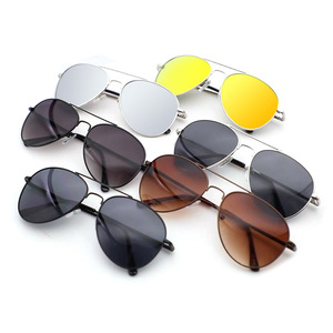 Lunettes de soleil aviateur en métal pour homme Conchen, protection UV400, monture noire, verres PC, pour la pêche, les voyages, la conduite, la mode - Product Image 4