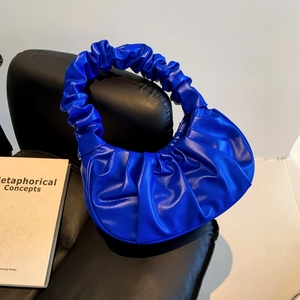 Bolso de mujer coreano 2023 otoño nuevo estilo Color caramelo nube plisada, axila simple y elegante, dulce hombro único - Product Image 4