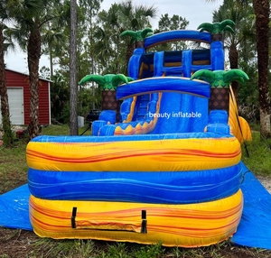 Thương mại cây cọ <span class=keywords><strong>Inflatable</strong></span> trượt nước <span class=keywords><strong>Inflatable</strong></span> trượt cho Đảng kinh doanh - Product Image 4