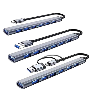 Base de Conexión en Oferta, Aleación de Aluminio, Tipo-C USB3.0, Hub Divisor 7 en 1, Compatible con Carga PD, USB HUB - Product Image 1