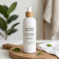 Flacon de shampoing et après-shampoing en plastique biodégradable en bambou, 200 ml et 300 ml, luxe, vente en gros, avec pompe
