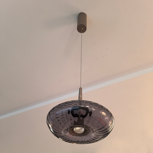 Luxury <strong>Small</strong> Aluminum Modern Round Glass <strong>Chandelier</strong> COB LED Decorating Dining Room Pendant <strong>Light</strong> - Product Image 6
