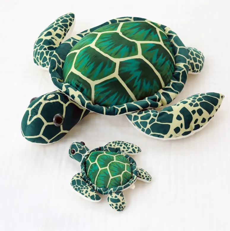 Wholesale Customized Stuffed Animals Hugging Lifelike Turtle Squishy Pillow Plush Toys