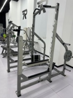 Máquina Multifuncional de Fitness Comercial de Fábrica, Máquina de Ejercicios para Gimnasio, Banco de Sentadillas y Dominadas