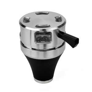 Venta al por mayor de acero inoxidable de silicona Hookah Bowl Head HMD 2 en 1 Carbon Coals Holder Smoke Shisha Hookah Accesorios Set - Product Image 3