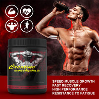 Pasokan Pabrik MOQ Rendah Kualitas Tinggi Nutrisi Olahraga Otot Dewasa 200 Mesh Kemurnian 99,9% Bubuk Creatine Monohydrate
