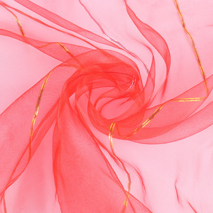 Écharpe de performance magique colorée de Yiwu, écharpes de danse pour enfants, écharpe de jonglage à bordure dorée pour enfants - Product Image 3