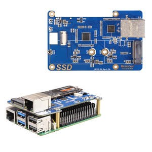 Raspberry <span class=keywords><strong>Pi</strong></span> 5 MPS 2.5G PCIE zu NVME SSD 2.5G Ethernet HAT 2242 2280 Elektronische Komponenten - Product Image 1