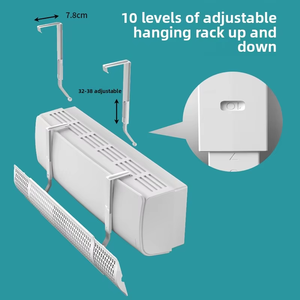 Installazione gratuita regolabile ABS a parete <span class=keywords><strong>condizionatore</strong></span> d'aria deflettore porta vento universale parabrezza per camera da letto gratis - Product Image 6