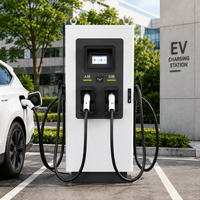 Station de recharge rapide DC tout-en-un professionnelle pour véhicules électriques, norme européenne, 120 kW, 160 kW, double pistolet, intégrée, pour la recharge commerciale de véhicules électriques