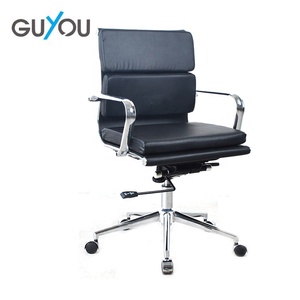 2020 new executive chair comfortable height adjustable PU ergonomic top folder swivel chair meeting - Product Image 2