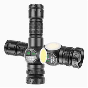 ไฟฉายอเนกประสงค์แบบชาร์จไฟได้ 5000 มิลลิแอมป์ ไฟ LED สีขาว สำหรับใช้งานกลางแจ้ง พกพาสะดวก ซูมได้ - Product Image 2