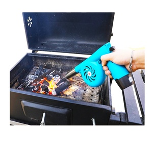 12V DC <strong>Mini</strong> Cordless Battery Rechargeable Portable Fireplace Barbecue BBQ air Blower Fan Outdoor Cooking Fire Pit <strong>Grill</strong> Kamado - Product Image 1