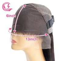Perruques Lace Front Lisses 13x6 HD Transparentes Pré-Pluckées Cheveux Brésiliens Vierges pour Femmes