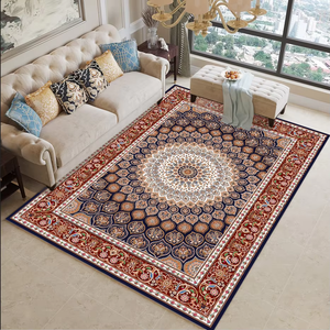 <span class=keywords><strong>Tapis</strong></span> persan vintage antidérapant et lavable pour salon, motif floral oriental, <span class=keywords><strong>tapis</strong></span> de sol doux et chaud à poils ras pour <span class=keywords><strong>chambre</strong></span> à coucher - Product Image 2