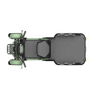 Scooter à 4 roues à double usage passager et cargo S20-19, scooter électrique à batterie lithium pour les déplacements quotidiens sur de courtes distances