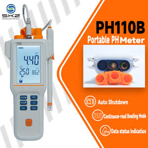 PH110B taşınabilir pH metre ile 3.5 inç LCD ekran IP65 su geçirmez alan testi ve açık su kalitesi ölçümü için - Product Image 1