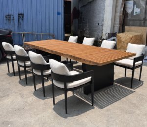 Ensemble modulaire de mobilier de jardin en aluminium pour hôtel, villa, patio, extérieur, loisirs, cour arrière - Product Image 6