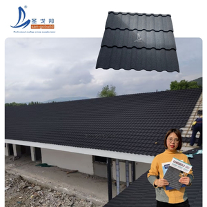 Teja Metálica <span class=keywords><strong>con</strong></span> Recubrimiento de Piedra, Estilo Madera, Techo Elegante y Duradero - Product Image 6