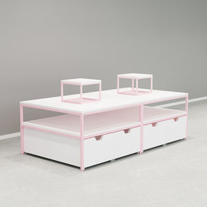 Vitrina de joyería de inspiración antigua y mesa de museo minimalista, vitrina ecológica de madera de hierro con venta directa de fábrica - Product Image 4