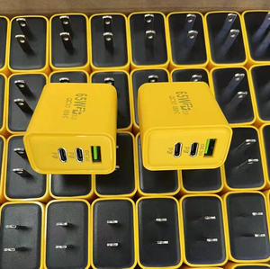 Nouveau modèle 2024 Chargeur rapide PD 65W de type C - Appareil de voyage multifonctionnel avec 3 ports USB-C et <span class=keywords><strong>prise</strong></span> pour téléphone et écouteurs - Product Image 6