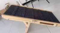 Rampe pliable en bois pour animaux de compagnie ZY, hauteur réglable, escalier portable pour chiens et chats, pour utilisation en voiture, SUV, chiens, chats, lapins