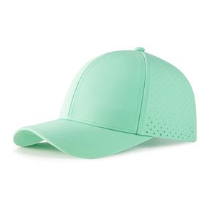 Gorra Snapback de secado rápido para hombre de verano, malla cortada con láser, protección UV, sombrero de ala curva - Product Image 1