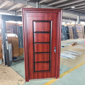 Acero + Frente + Puerta Entrada Puerta de entrada Puerta de Casa Hierro Metal Frente Otro Interior Pivote exterior Diseño de puerta principal de acero elegante oxidado - Product Image 1