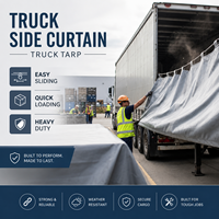 Bâche de camion en vinyle épais imprimée sur mesure, pour rideau latéral, bâche tendue, bâche à plateau plat pour le transport de bois, pour camions australiens