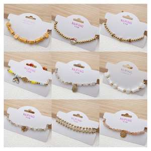 260130 <span class=keywords><strong>XUPING</strong></span> Bracciale con Perle di Cristallo Artificiale Placcato Oro 14K, Gioiello Regolabile in Acciaio Inossidabile per Donne e Ragazze, Idea Regalo - Product Image 3