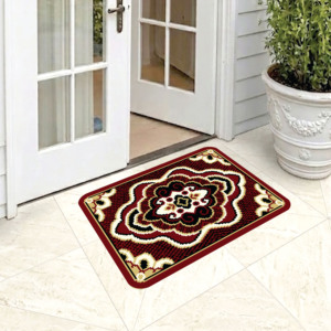 Contemporary Polyester Anti <b>Slip</b> Door <b>Mat</b> Machine Made Medium Pile Indoor Entrance Carpet Anti Allergic Decorative Floor Rug - Product Image 1