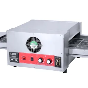 Diskon Oven Pizza Konveyor Listrik, Oven Pizza Komersial Stainless Steel