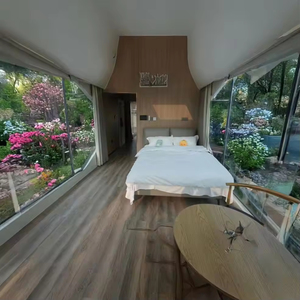 Casa Prefabricada Móvil Pequeña, Cabaña Tipo Cápsula, Casa Contenedor con Panel Solar, Diseño Moderno para Turismo, Uso en Villas y Apartamentos, 20FT/40FT - Product Image 4