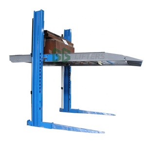 Thủy lực xe nâng 2700kg 6000lbs xi lanh kép đậu xe <span class=keywords><strong>duplicator</strong></span> với hai bài thiết kế - Product Image 2