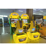 Playfun Jeu vidéo de divertissement intérieur à pièces 32 pouces Lcd Twin Outrun 2 joueurs Simulateur de course d'arcade Machine de jeu de conduite