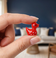 Mini figurines de canards en résine Stars, petits canards patriotiques pour l'aménagement d'aquariums, la décoration de maisons de poupées et les centres de table du 4 juillet