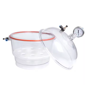 Secador al Vacío de Plástico para Laboratorio, Recipiente Transparente para Secado al Vacío, Recipiente de Almacenamiento de Policarbonato, Calibre de 150/300 mm - Product Image 4