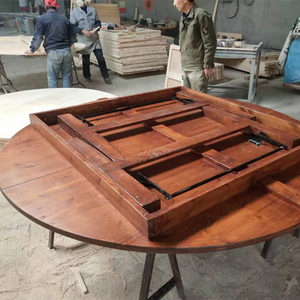 Table de banquet, de ferme, d'événements, mobilier d'hôtel commercial, table d'hôtel de mariage en bois - Product Image 5