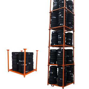 حار بيع مستودع تخزين الثقيلة قابل للتعديل السيارات صناعة المعادن التراص البليت سيارة قابلة للإزالة الصلب الاطارات رفوف - Product Image 5