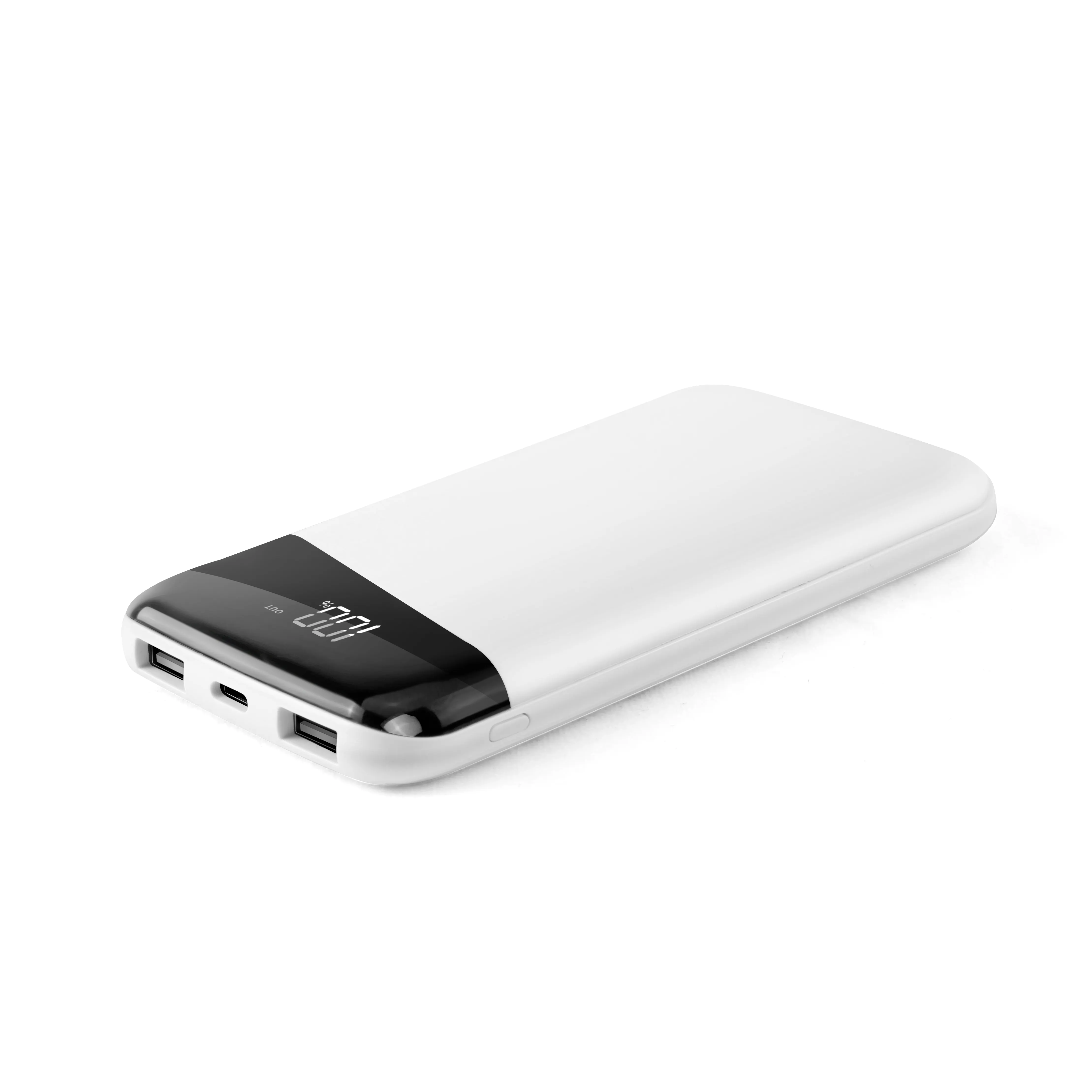 Hot Sale10000Mah Slim Power Bank With Led Digital Display Travel Phone Power Banks Dual USB Fast Portable Charger