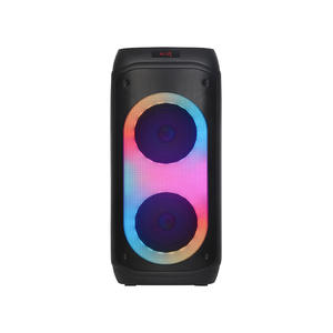 Haut-parleur Bluetooth Super Party K <span class=keywords><strong>Song</strong></span> à double 8 pouces avec LED RGB 60W, batterie pour scène, directement de l'usine de source audio Ningda de Guangzhou - Product Image 2