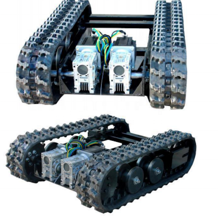 クローラロボットシャーシ追跡ゴム追跡プラットフォーム株式売却