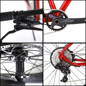 Vélo de montagne en aluminium 29 pouces, cadre rigide, frein à disque hydraulique, 30 vitesses, tout-terrain, <span class=keywords><strong>VTT</strong></span> Cross Country/All Mountain RS pour adultes - Product Image 4