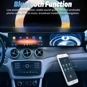 Radio de coche con doble pantalla táctil para Benz GLA CLA Clase A 2015-2018 NTG4.5 NTG5.0 Carplay GPS Navegación Reproductor de video multimedia para automóvil - Product Image 4