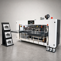 Machine à coudre semi-automatique pour cartons ondulés à économie d'énergie 3000, réalise un alignement précis et automatique des rabats de carton.
