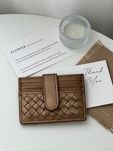 Porta carte con chiusura <span class=keywords><strong>a</strong></span> <span class=keywords><strong>scatto</strong></span> per negozio Online alla moda, Versatile, piccola borsa con tessuto tessuto alla moda - Product Image 5