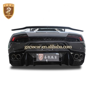 For Lamborghini Huracan Lp580 Lp610 Vors Style Rear Bumper <strong>Diffuser</strong> - Product Image 3